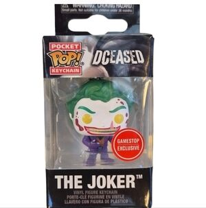 Funko × DC Dceased THE JOKER Pocket POP Keychain - Green & Purple.